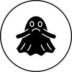 Sad Ghost Icon
