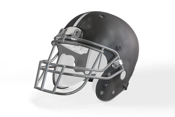 Fototapeta premium American Football Helmet 3d Model