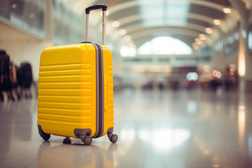 suitcases at the airport