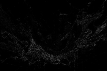 Fototapeta premium Silver abstract rash on a black background. Flicker. eps 10
