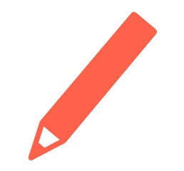 シンプルな赤色のペン