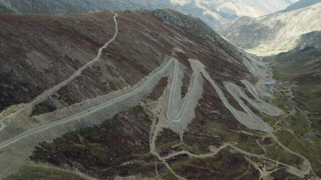 Babusar Pass at the northeast of the 150 km long Kaghan Valley at the edge of Lalusar - Dudipatser National Park in KPK connecting it via the Thak Nala with Chilas in GB on the Karakoram Highway.