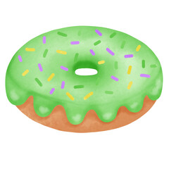 Donuts on Mardi Gras Day