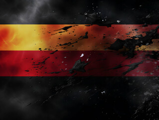 Germany national flag background, Germany flag weaving made by silk cloth fabric, Germany background, ai generated image
