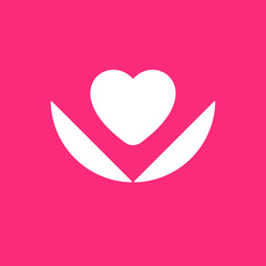 pink heart logo 