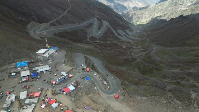 Babusar Pass at the northeast of the 150 km long Kaghan Valley at the edge of Lalusar - Dudipatser National Park in KPK connecting it via Thak Nala with Chilas in GB on the Karakoram Highway