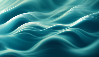 Fototapeta premium Abstract blue water waves background with liquid fluid texture