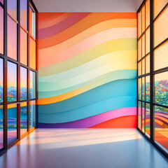 3d render of a modern interior