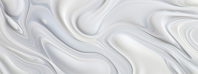 Close-up of creamy texture, smooth and rich. - obrazy, fototapety, plakaty