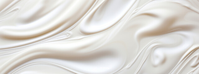 Fototapeta premium Close-up of creamy texture, smooth and rich.