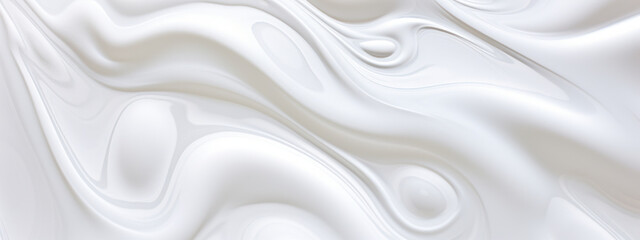 Fototapeta premium Close-up of creamy texture, smooth and rich.