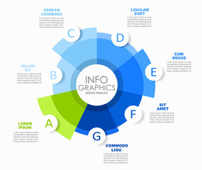 Infographic design template with place for your data. Vector illustration.