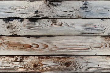 Blank Grungy Driftwood Surface with Woodgrain Texture, AI generated
