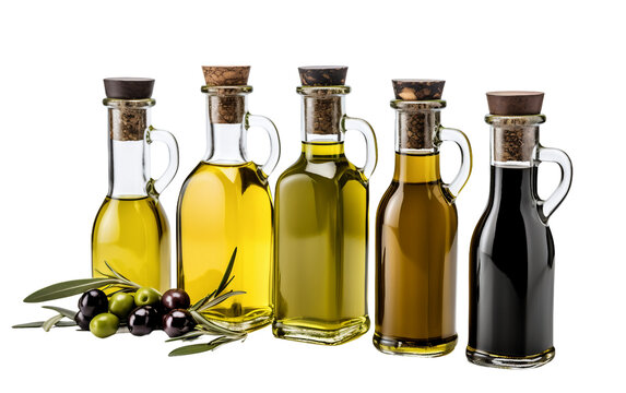 Luminous Olive Oil Presentation On transparent background