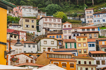landscape with old town houses
