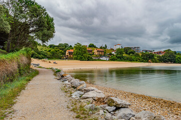 landscape with old town houses