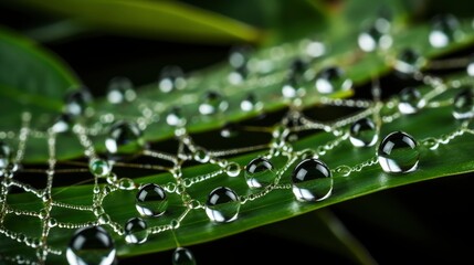Cobwebs Morning Dew Shine On Bushes, HD, Background Wallpaper, Desktop Wallpaper