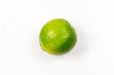 lime on a white