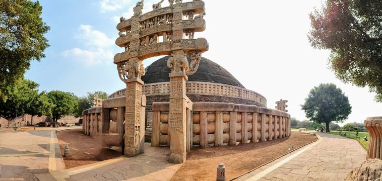 Sanchi Stupa, a UNESCO World Heritage site in India