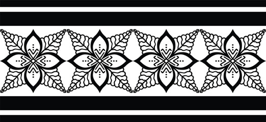 Polynesian Tongan tattoo tribal designs. Tongan tattoo tribal band. - obrazy, fototapety, plakaty