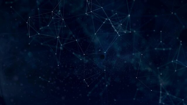 Cosmos Technology Network Background.
