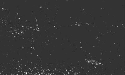 White snowflakes flying in the air. Snow flakes, Winter snow falling with copy space in the night sky. Heavy light snowfall, snowflakes Snow flakes, snow background.