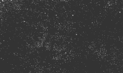 White snowflakes flying in the air. Snow flakes, Winter snow falling with copy space in the night sky. Heavy light snowfall, snowflakes Snow flakes, snow background.