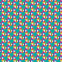 seamless pattern with colorful circles design 2024
