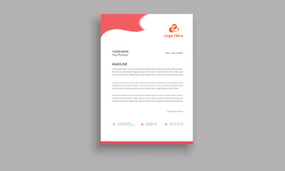 Corporate Letter Head Template Design