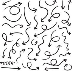 hand drawn arrow vectors fun