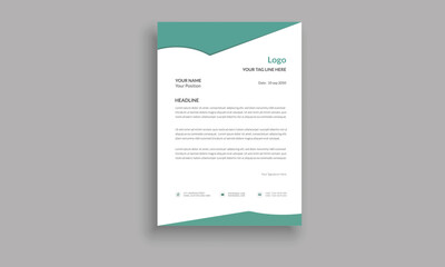 Corporate Letter Head Template Design