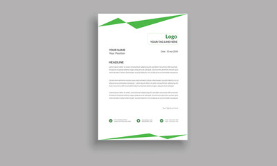 Corporate Letter Head Template Design
