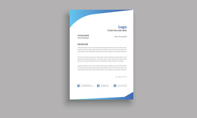 Corporate Letter Head Template Design