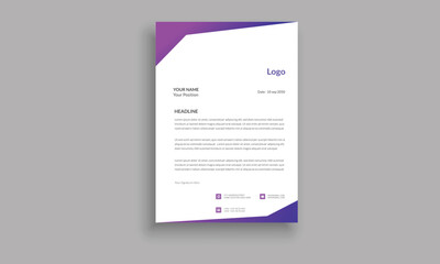 Corporate Letter Head Template Design