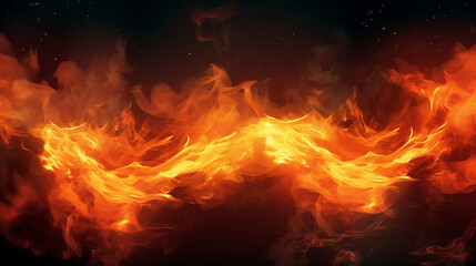 Fototapeta na wymiar Abstract Fire Spark Overlay: Dramatic Background with Fiery Flames and Glowing Embers - Artistic Combustion Texture for Dynamic and Mesmerizing Visuals.
