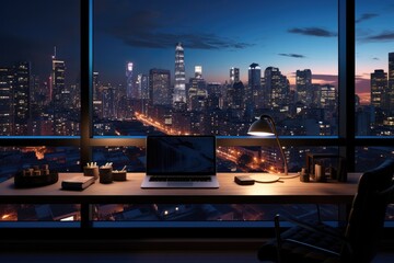 Modern Office At Night