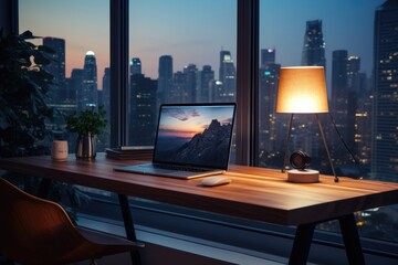 Modern Office At Night