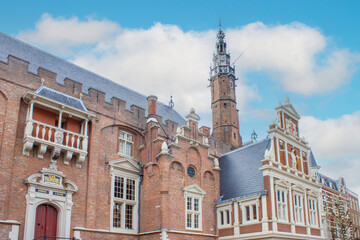 City Hall (Stadhuis) in Haarlem in the province of North Holland (Noord-Holland) Netherlands (Nederland)