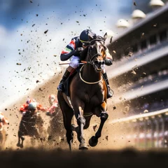 Foto op Canvas Epic Horse Race © ChaoticMind