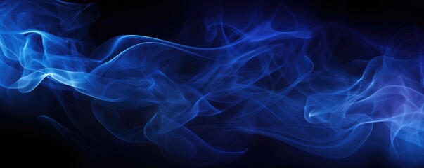 abstact blue smoke background banner