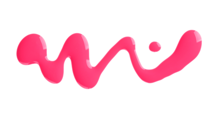 Cosmetic nail polish blot on white background, cosmetic concept