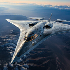 Futuristic Flight and transportation : Unveiling the 6th Generation Aircraft Design Concept.