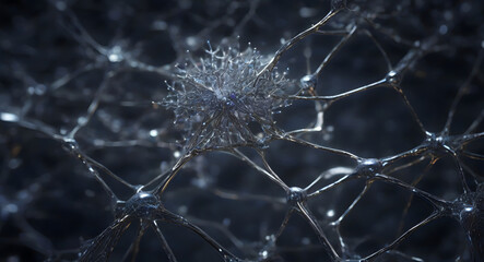 A network of silver neurons
