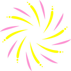Fototapeta premium Colorful fireworks new year and christmas