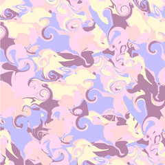 Fototapeta na wymiar ピンクや紫系色のおしゃれなマーブル模様