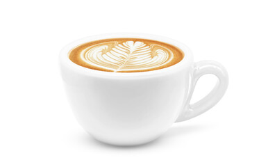 カフェラテのイラスト リアル