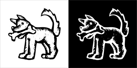 Illustration vector graphics of ZooWoodcuts icon