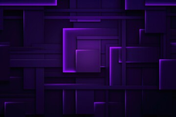 A purple background with squares and rectangles