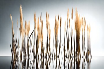 reeds in the morning
