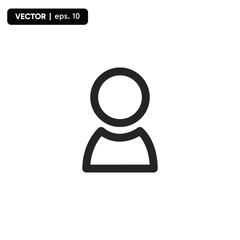 people icon, profile icon, character icon. icon illustration`